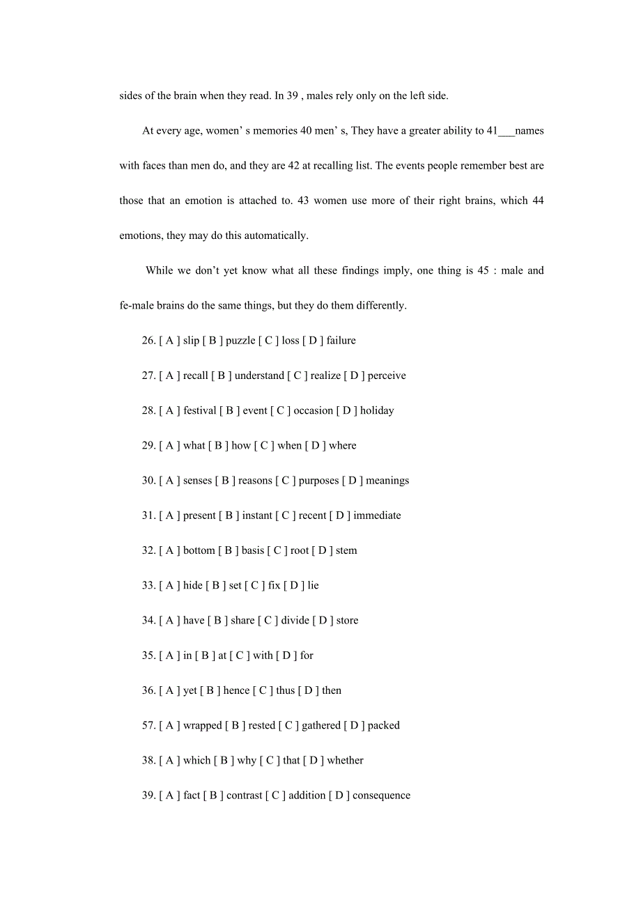 2023年全国英语等级考试三级笔试真题及答案.doc_第2页