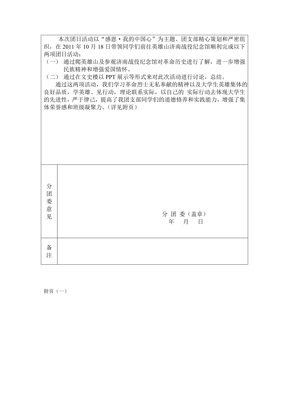 经济0902优秀主题团日活动表.doc_第2页