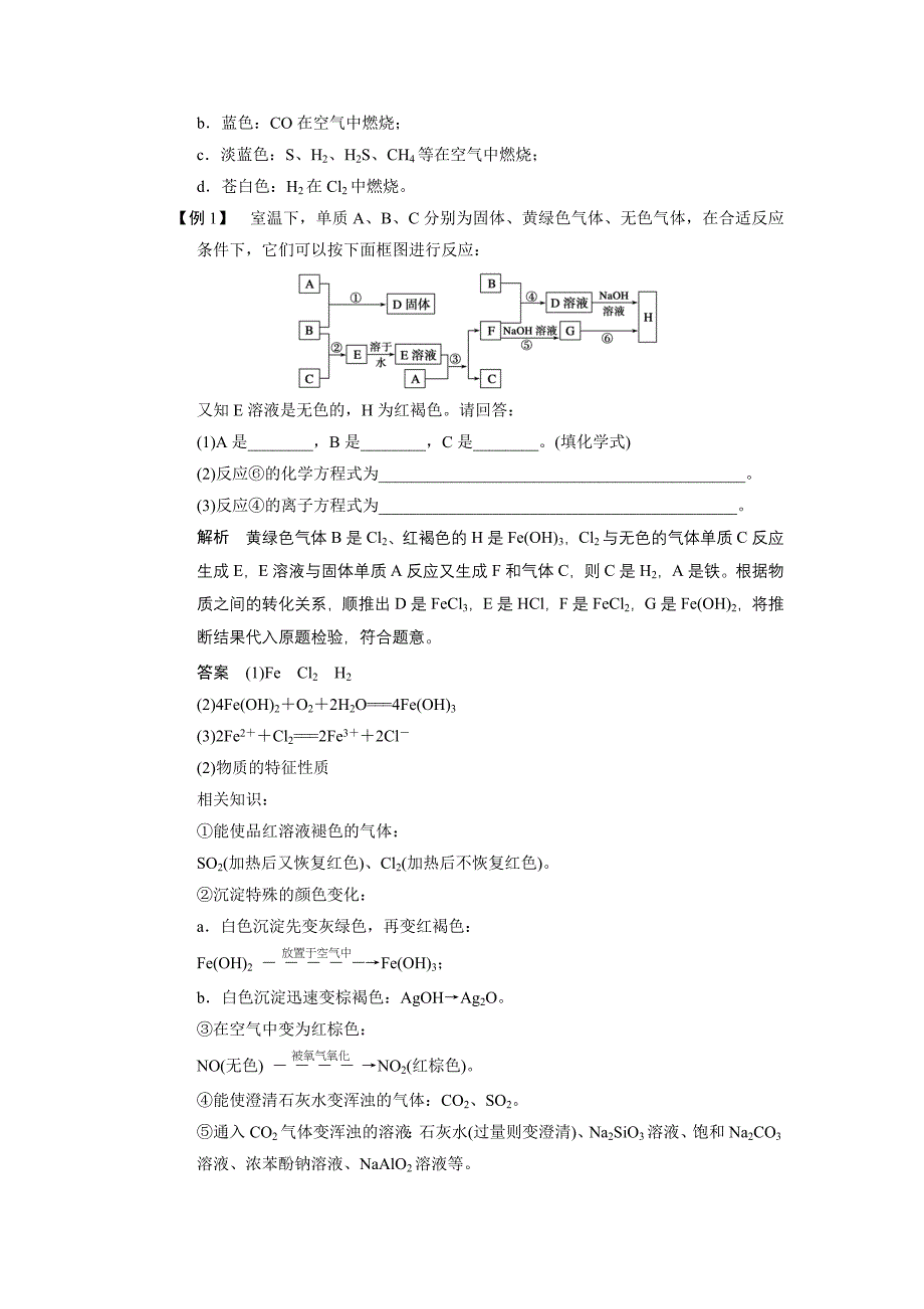 新人教课标Ⅰ高三化学一轮总复习资料word版：第四章-专题讲座五.doc_第2页