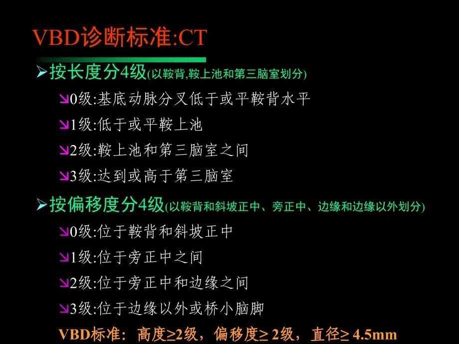 椎基底动脉扩张延长症ppt课件_第5页