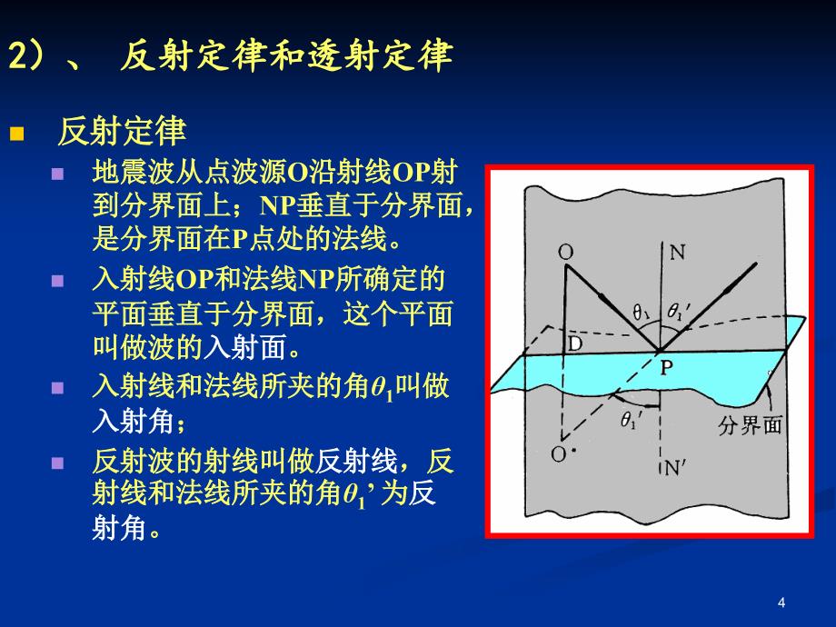 地震勘探地震波的基本定律ppt课件_第4页