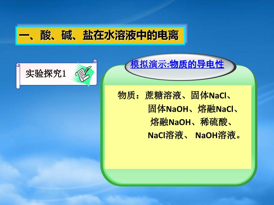 云南省昭通市实验中学高一化学22离子反应课件_第1页