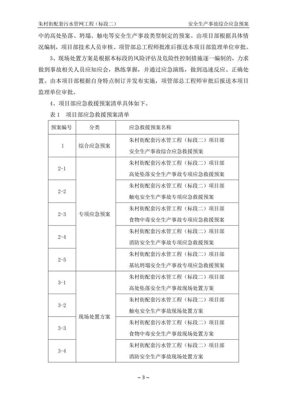 配套污水管网工程安全生产事故综合应急预案_第4页