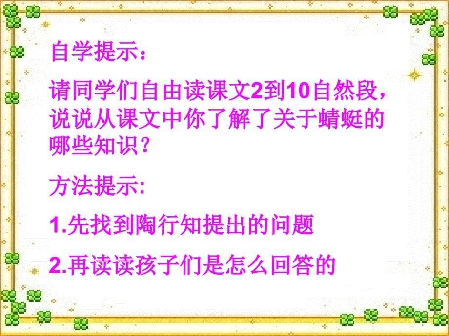 《放飞蜻蜓》教学课件_第5页