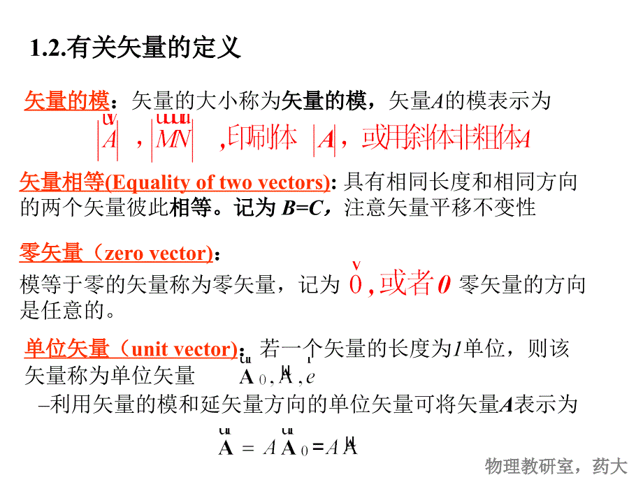 大学物理：矢量(VECTOR)_第3页