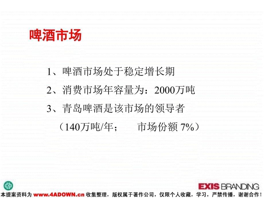 【广告策划PPT】卓越形象千岛湖啤酒VI设计策略提案_第5页