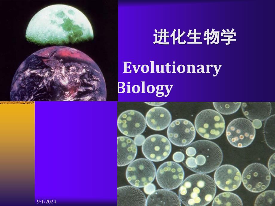 进化生物学：3 地球生命起源_第1页