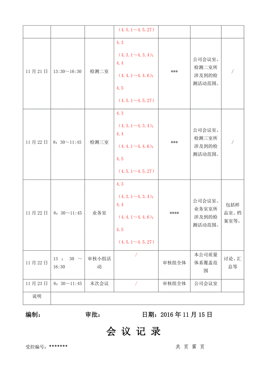 2016(含检查表)检验检测机构内审全套资料.docx_第4页