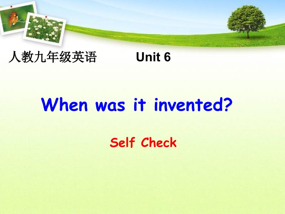 SelfCheck第五课时_第1页