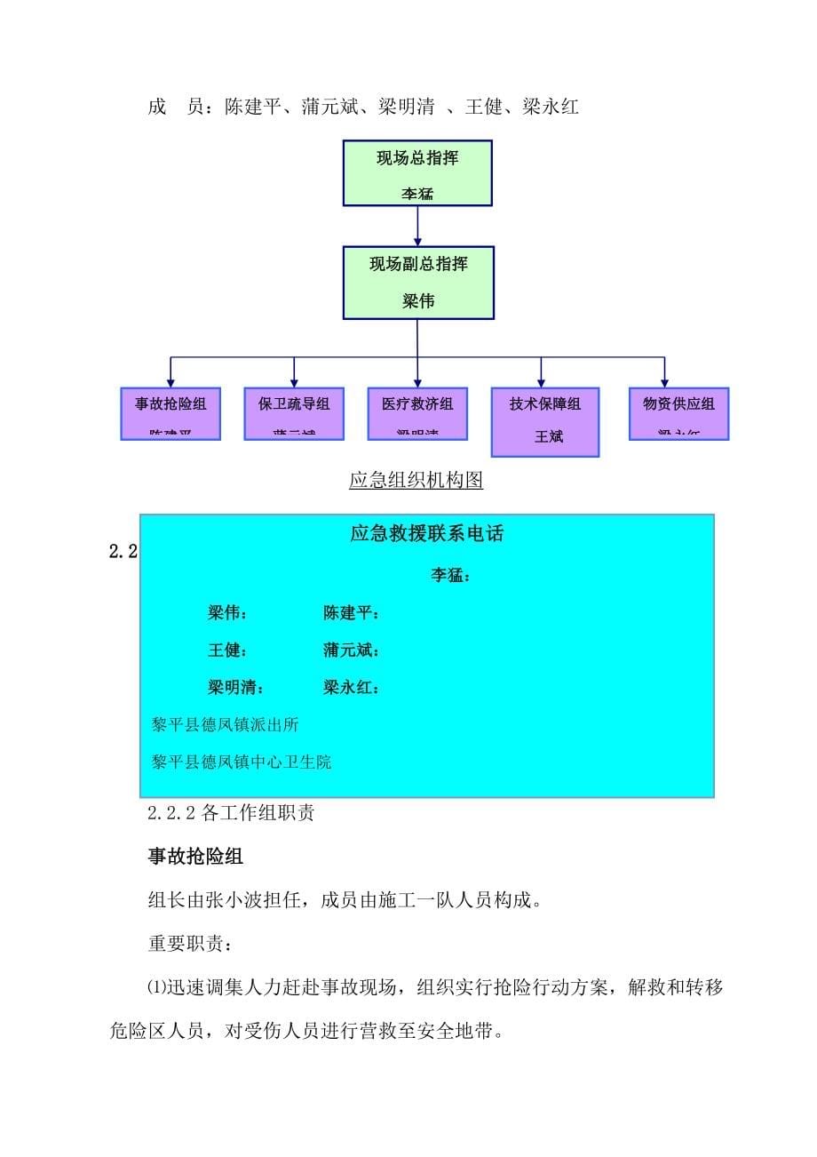 110kV电力线路应急全新预案_第5页