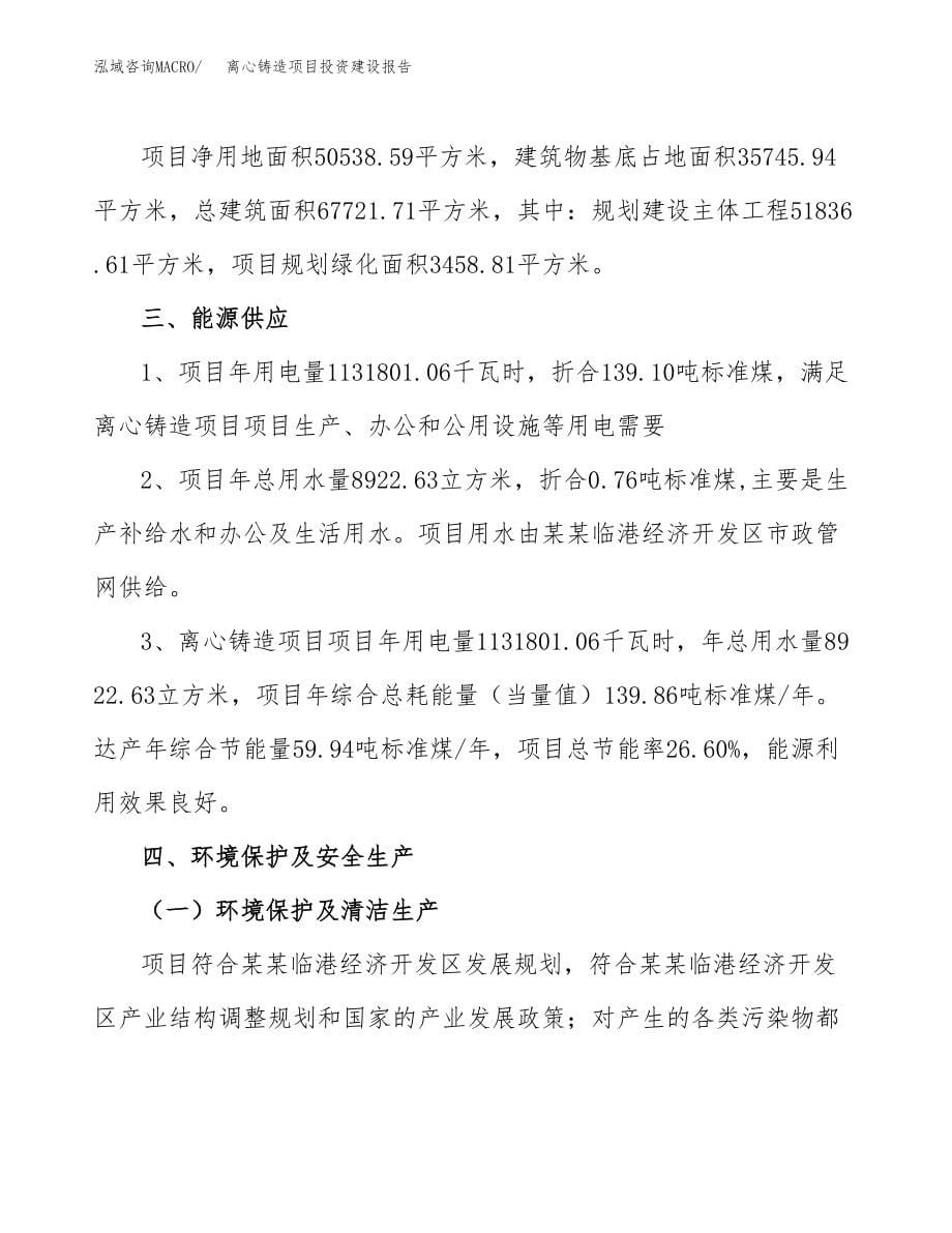 离心铸造项目投资建设报告.docx_第5页