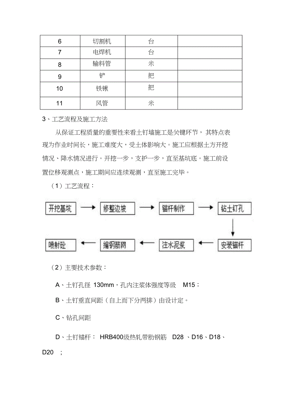 （完整版）土钉墙基坑支护施工方案_第4页