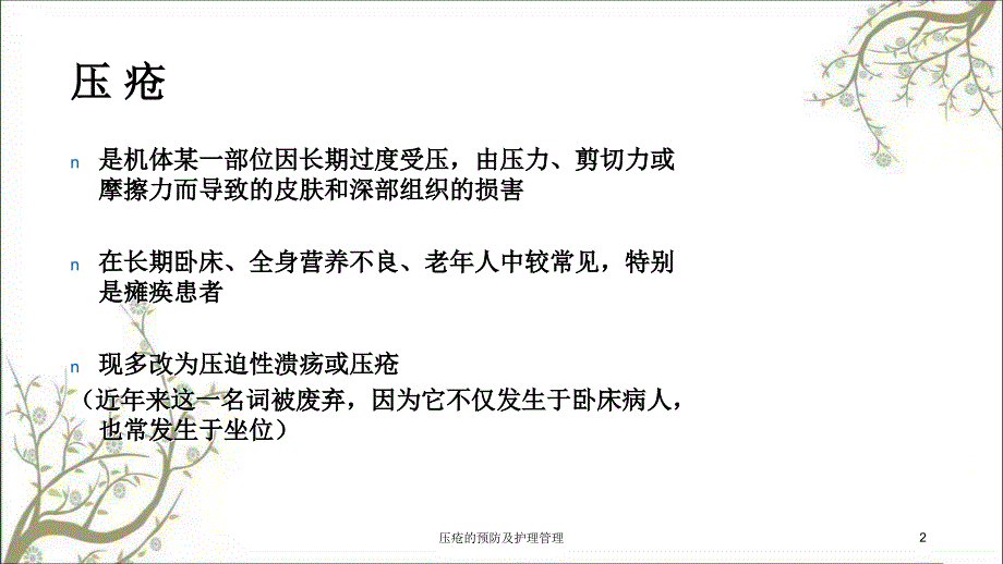 压疮的预防及护理管理课件_第2页