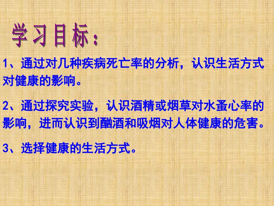 初中七年级生物下册532选择健康的生活方式名师优质课件鲁科版五四制_第2页