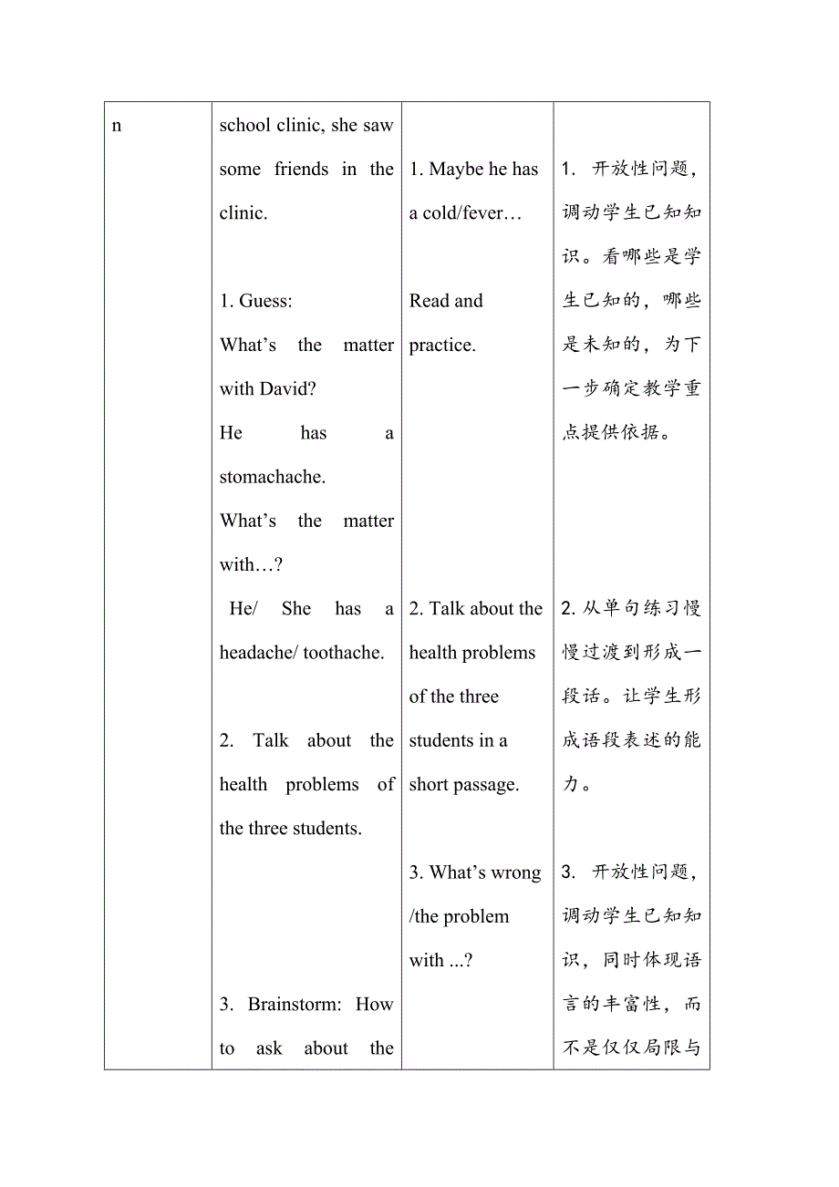 七年级下Unit7教学设计方案.doc_第4页