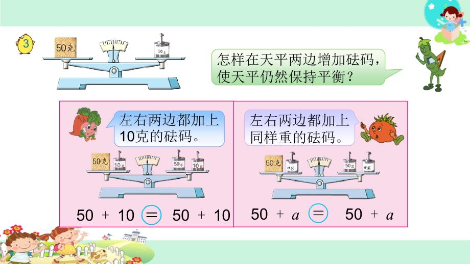 苏教版五年级下册数学2.等式的性质和解方程一_第2页