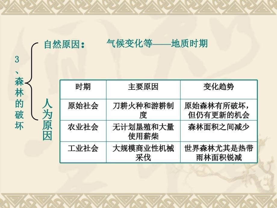 人教课标版高中地理选修6第四章生态环境保护第1节森林及其保护参考课件共20张PPT_第5页