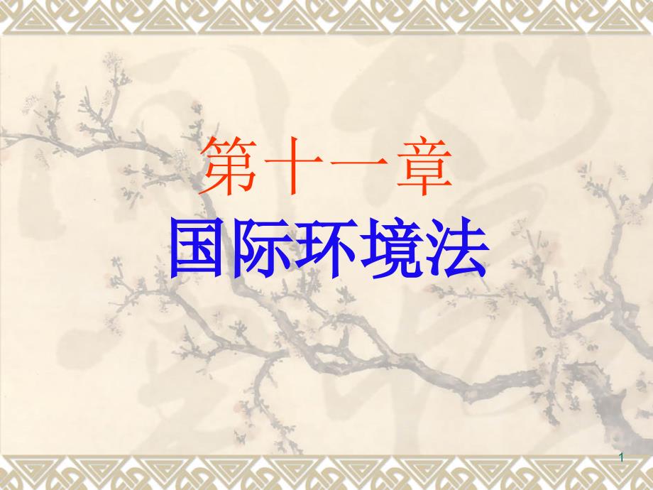 第11章国际环境法_第1页