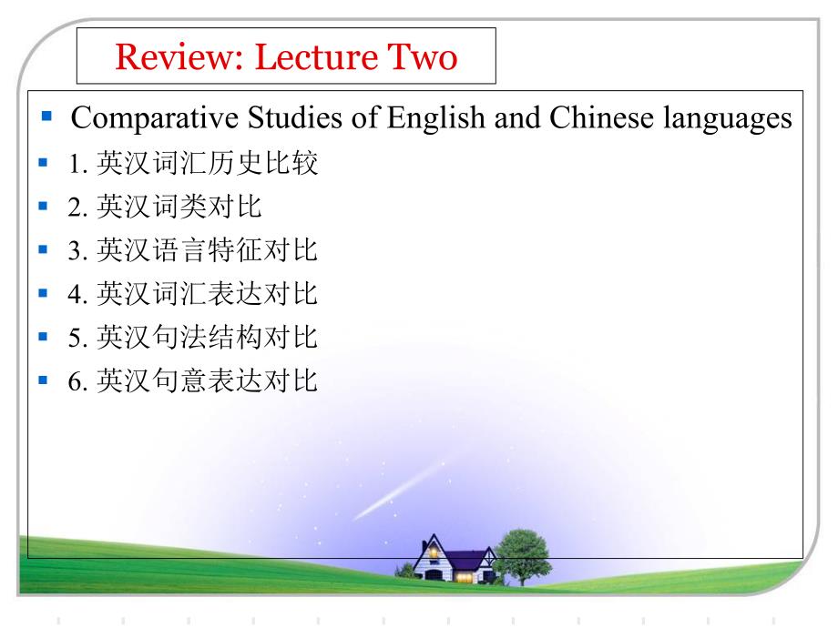 汉英词汇句子对比精选课件_第3页