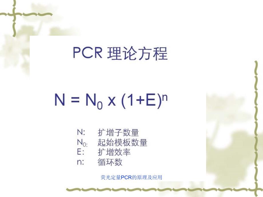 荧光定量PCR的原理及应用课件_第3页