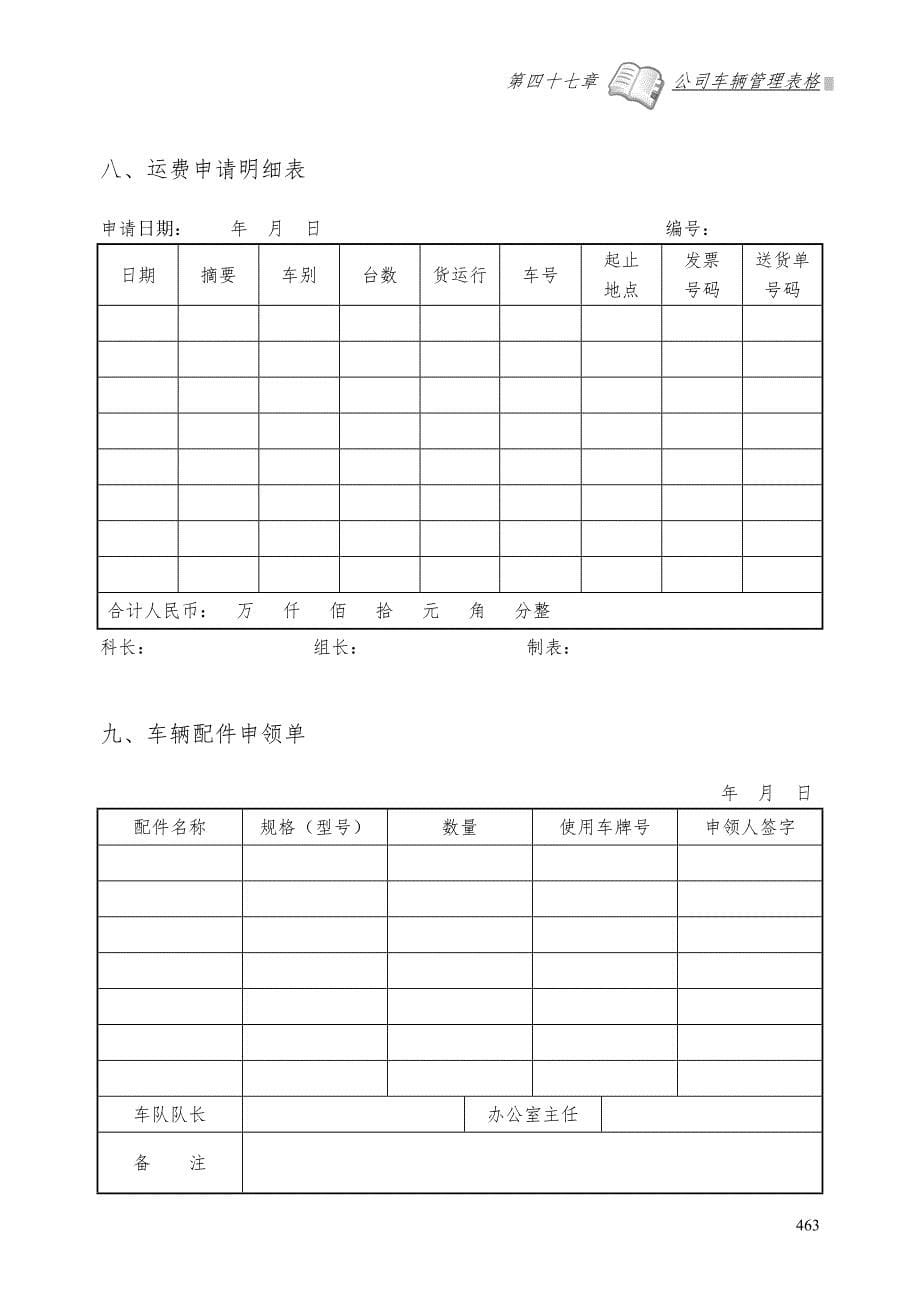 公司车辆管理表格_第5页