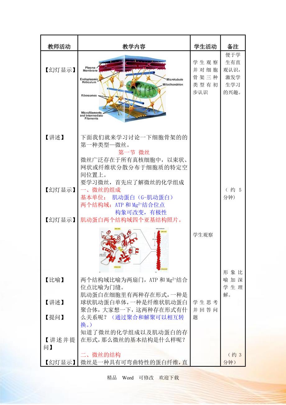 第五章 细胞骨架教案_第3页