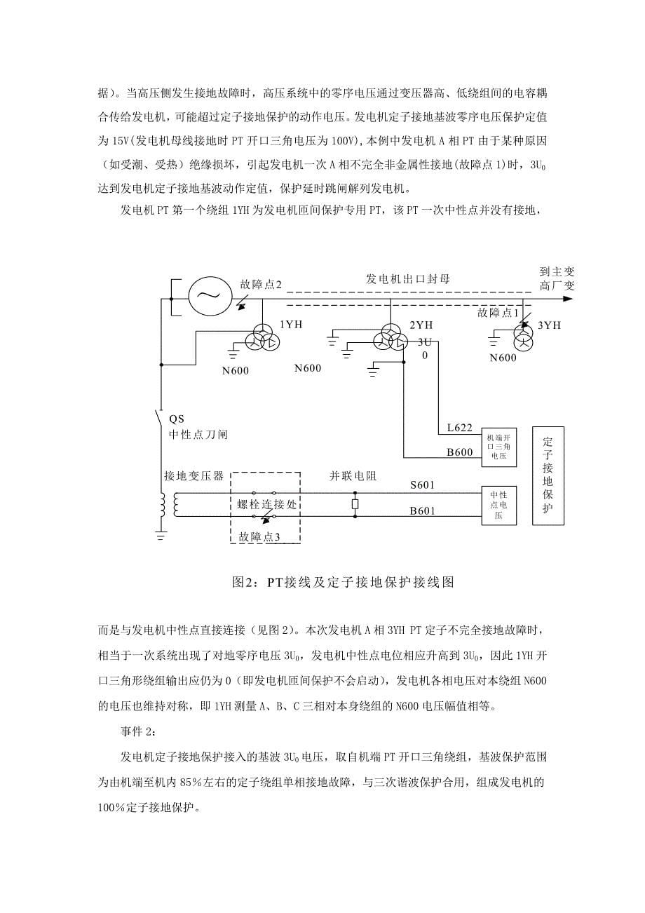 发电机定子接地保护动作分析及防范措施.doc_第5页