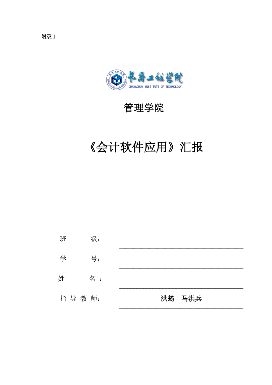 会计软件应用实习报告模板.doc_第2页