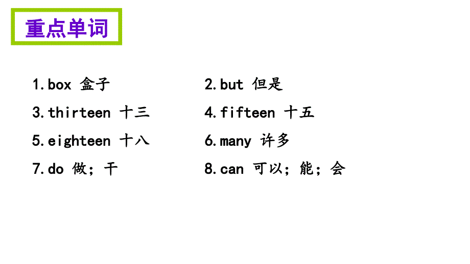 四年级上册英语单元知识清单-Unit3∣译林版_第2页