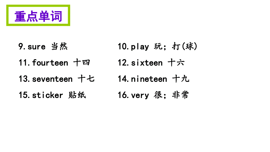 四年级上册英语单元知识清单-Unit3∣译林版_第3页