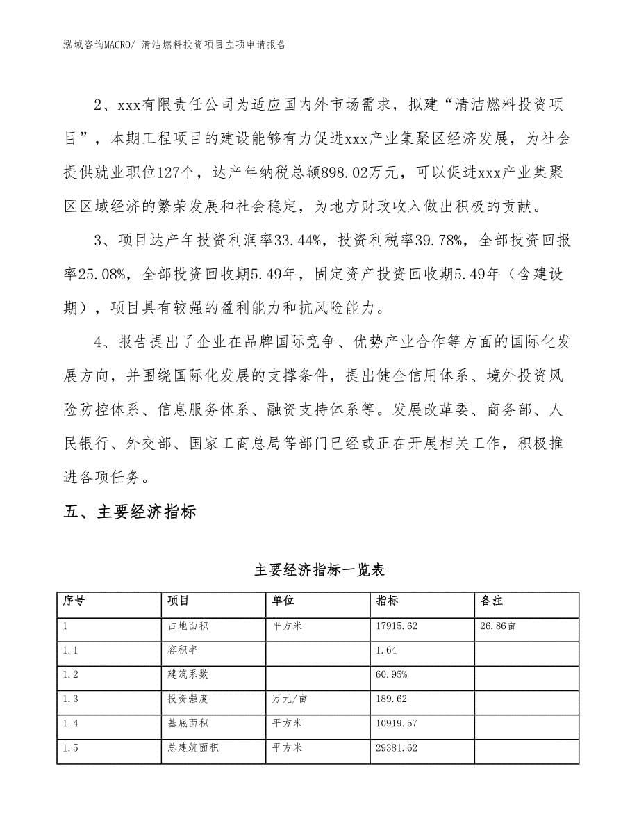 清洁燃料投资项目立项申请报告_第5页