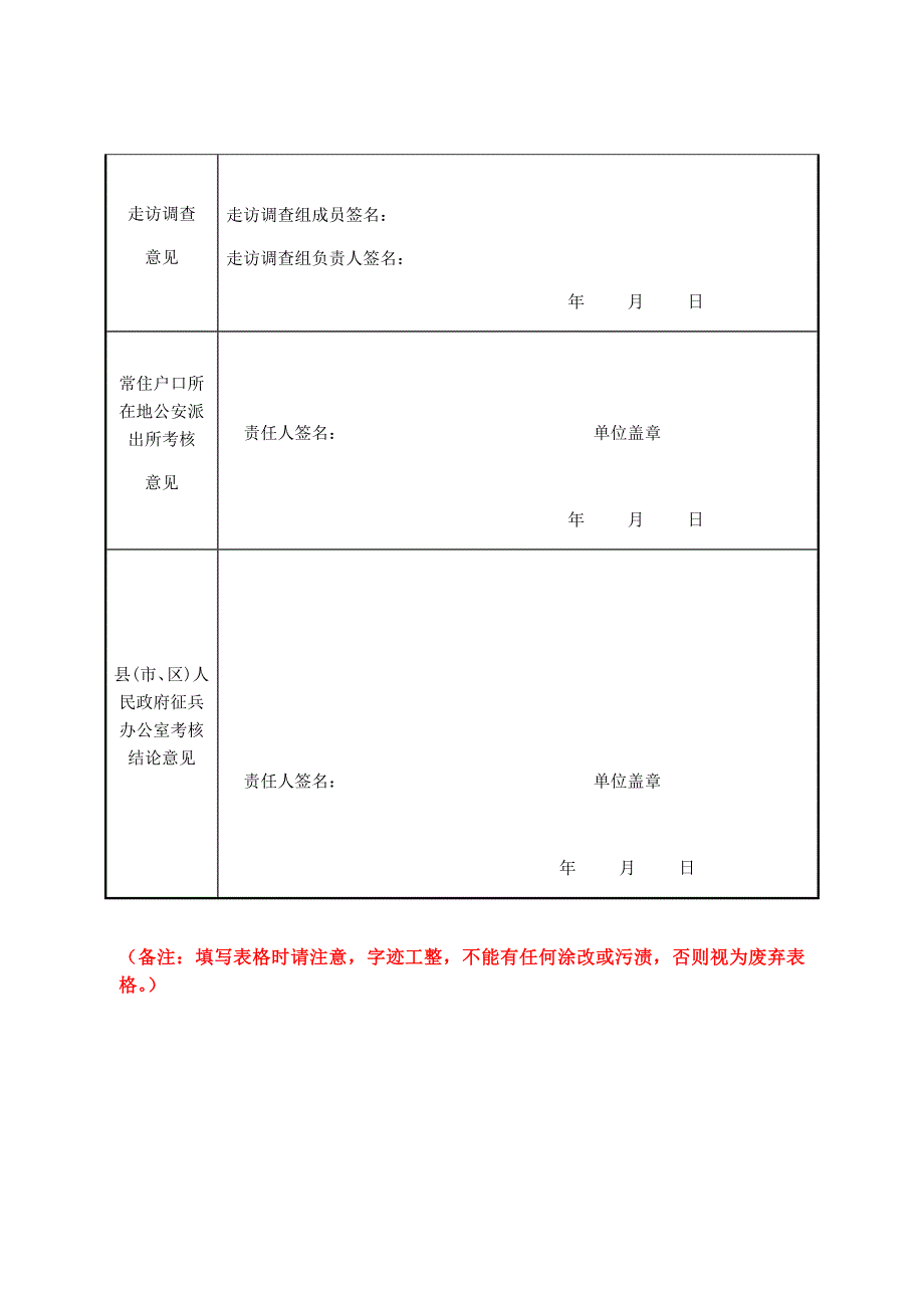 政治考核表(样表)_第3页