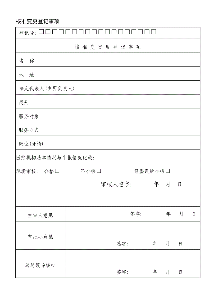 营利性医疗机构申请变更非营利性医疗机构.doc_第4页