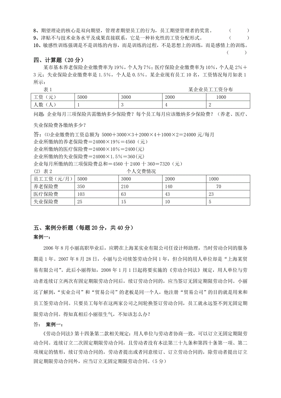 人力资源管理模拟卷1.doc_第2页