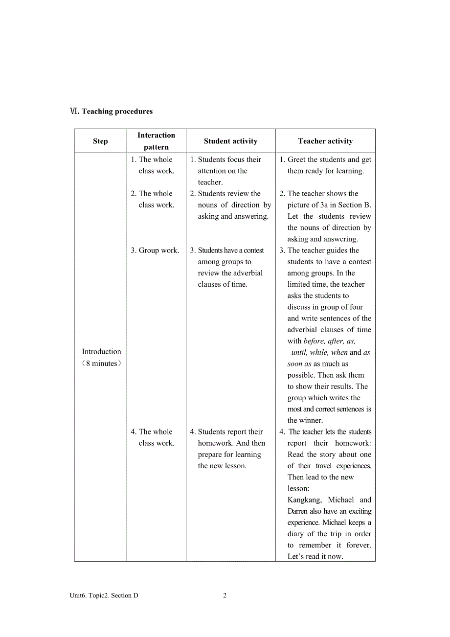 八下教案设计unit6topic2sectionD .doc_第2页