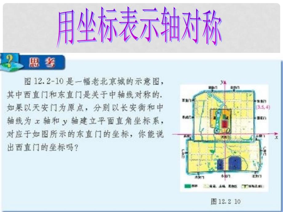 山东省临沭县八年级数学《12.2.2用坐标表示轴对称》课件2 新人教版_第2页