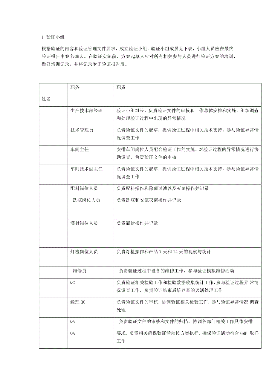 培养基模拟灌装小容量注射剂无菌生产工艺验证方案_第4页