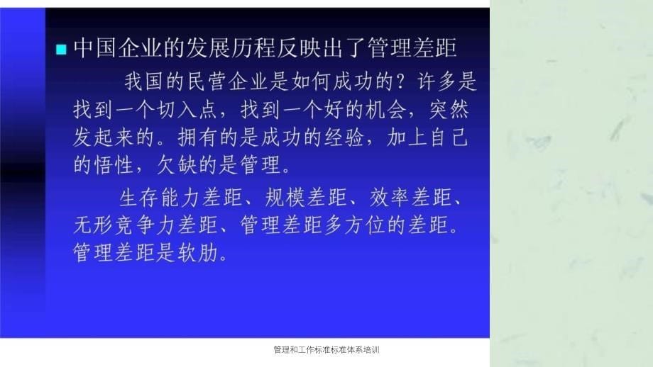 管理和工作标准标准体系培训课件_第5页