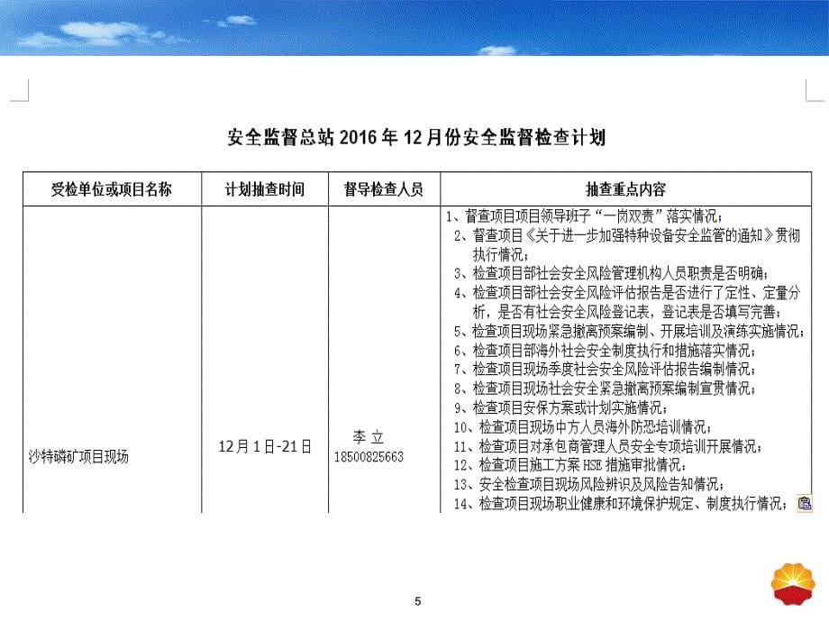 中国寰球工程有限公司安全监督工作条例ppt_第5页