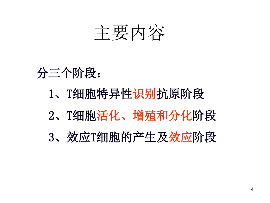 T细胞免疫应答PowerPoint 演示文稿_第4页