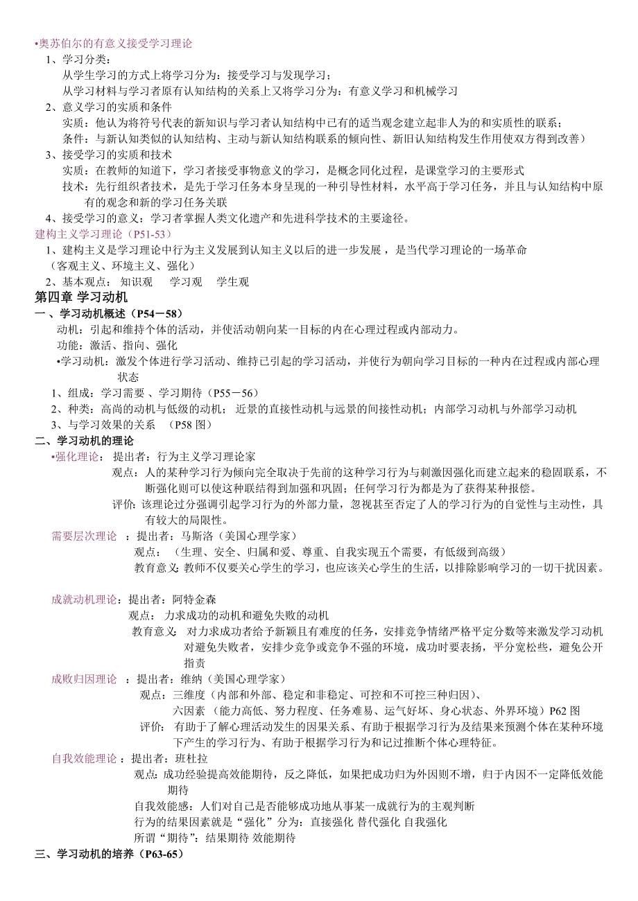 教育心理学考试大纲 (2).doc_第5页