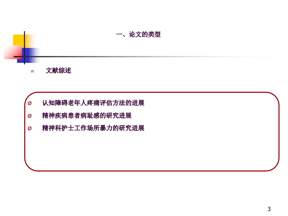 精神科护理科研选题ppt课件_第3页