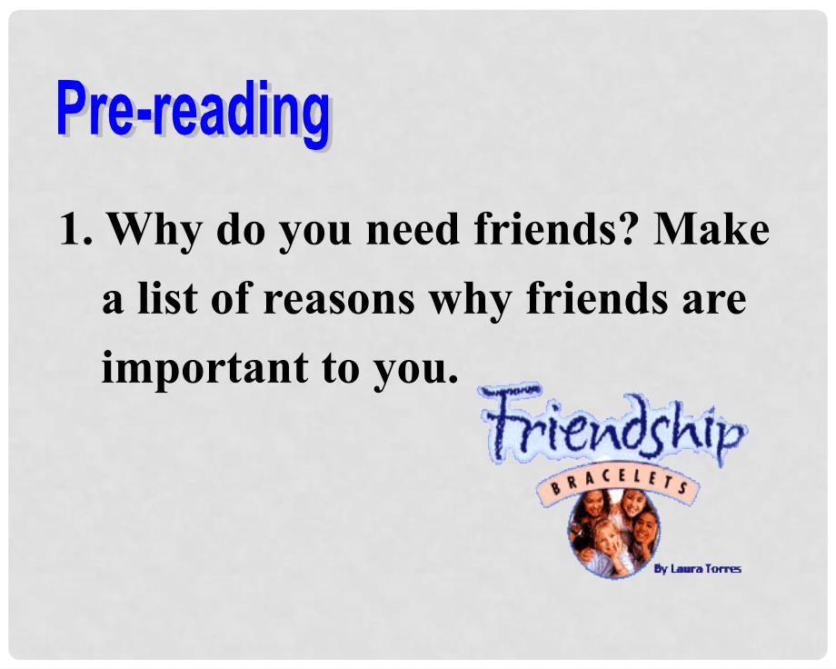 高中英语 Unit 1 Friendship Reading课件 新人教版必修1_第2页