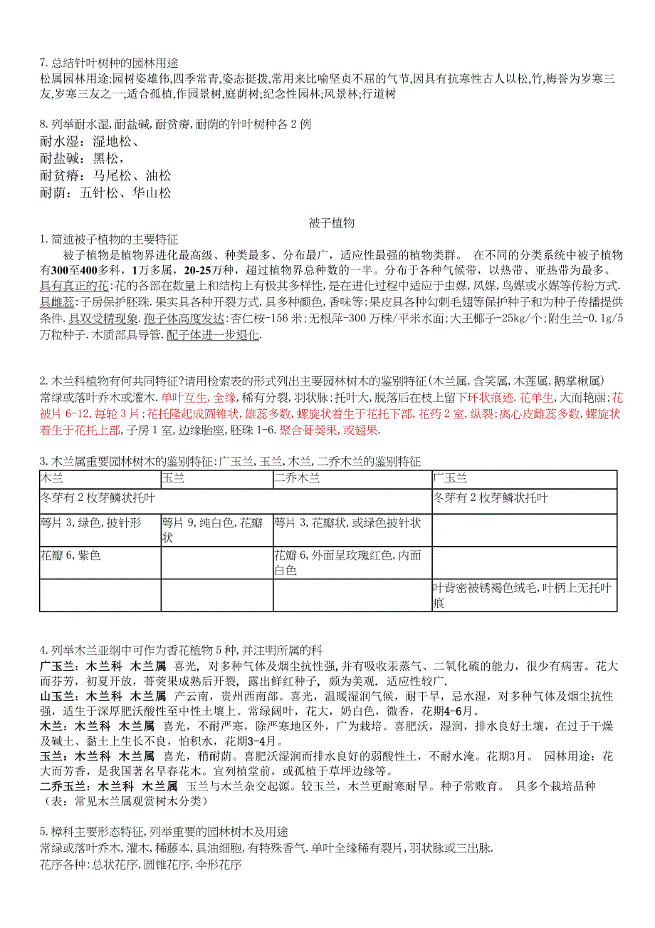 园林树木学复习题22.doc_第4页