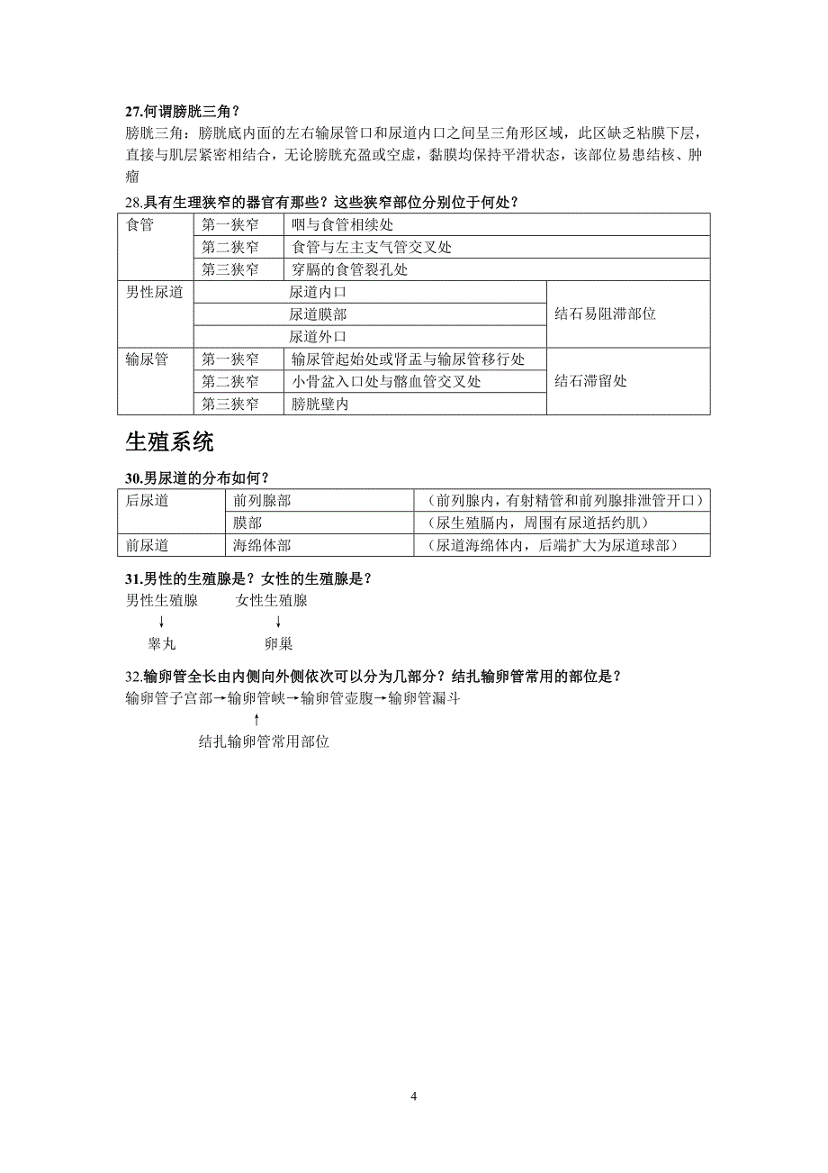 正常人体解剖(答案).doc_第4页