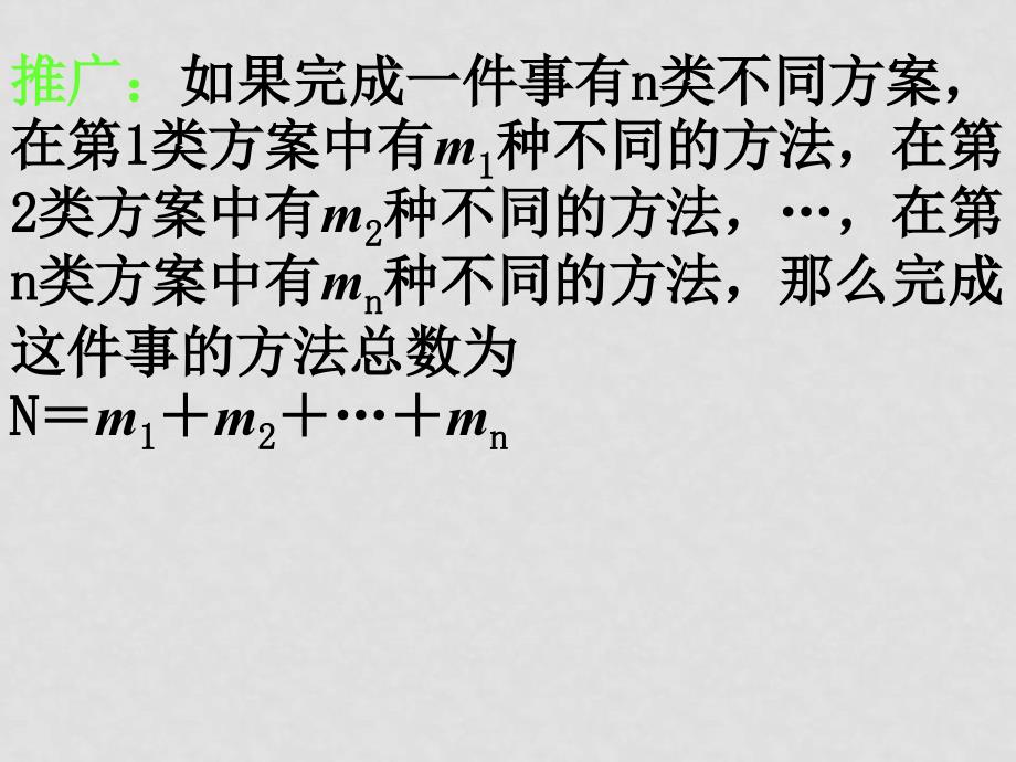 高二数学（分类加法计算原理与分步乘法计算原理）课件新人教版选修2_第3页