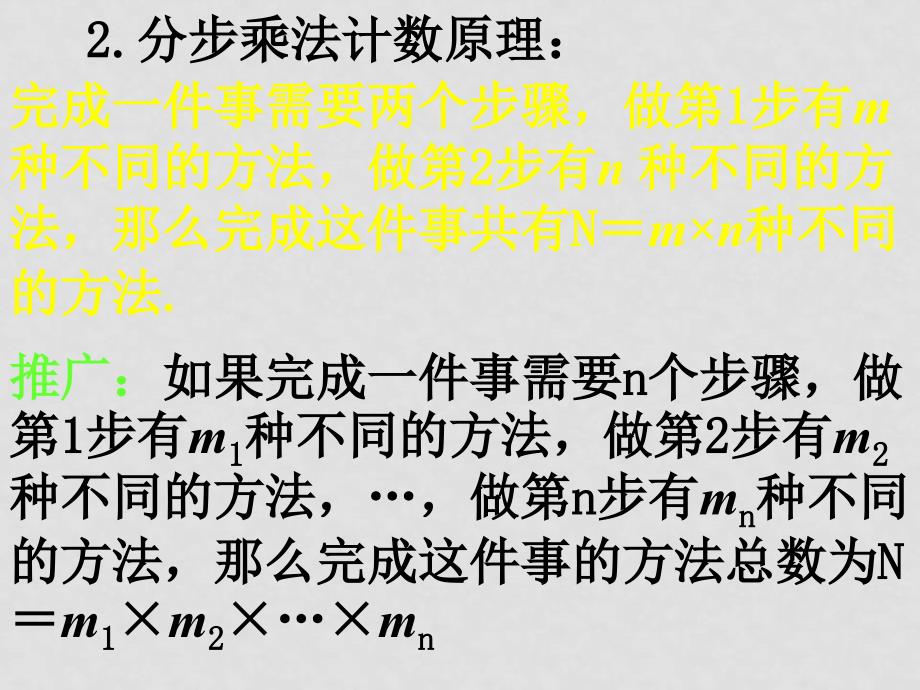 高二数学（分类加法计算原理与分步乘法计算原理）课件新人教版选修2_第4页