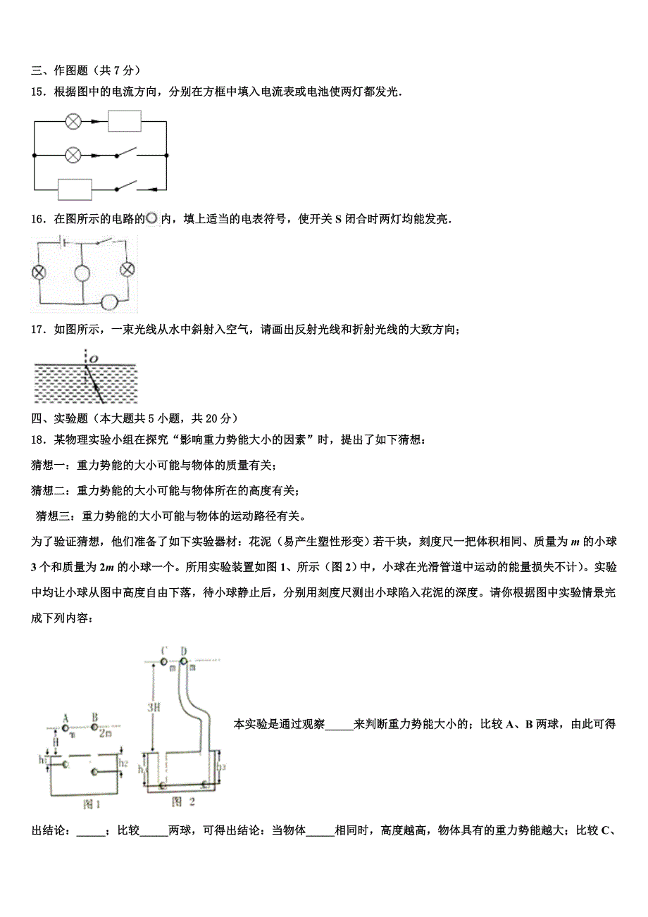 2023年山东省泰安市新城实验中学中考物理仿真试卷（含解析).doc_第4页