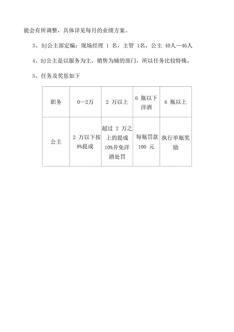 会所KTV订房提成奖励方案_第5页