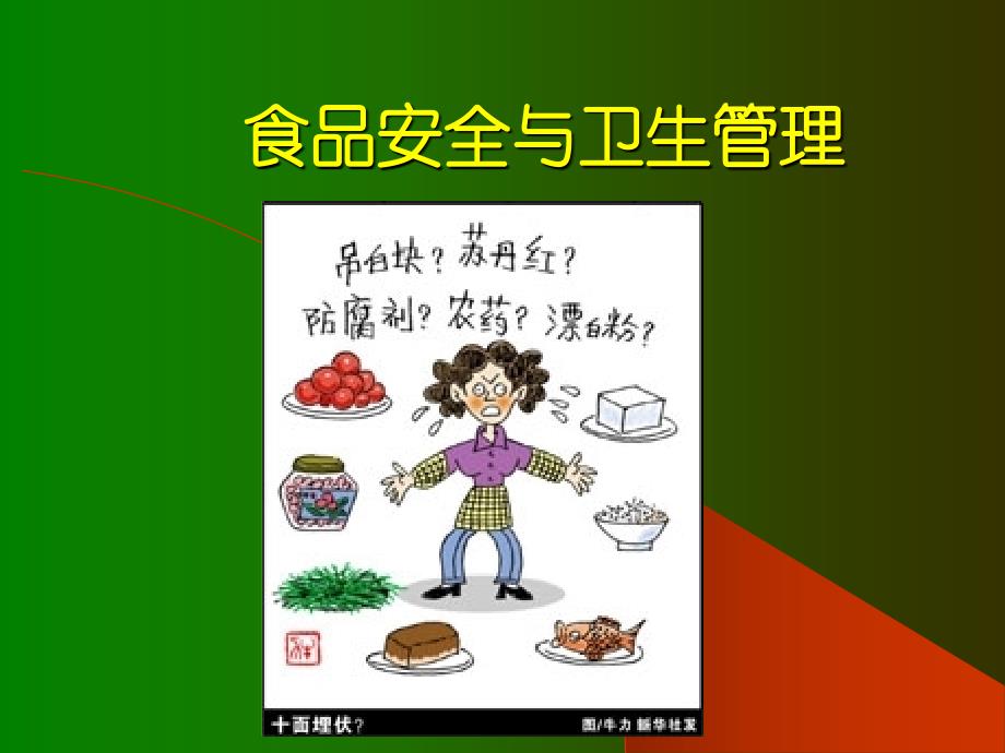 食品安全与卫生管理77P_第1页